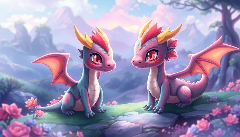 cute dragons anime