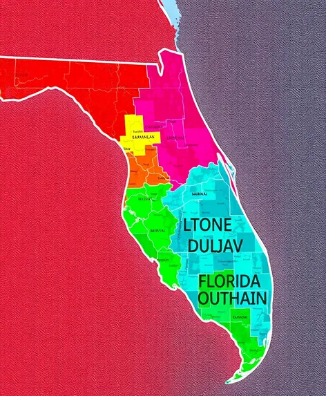 duval county outlines on