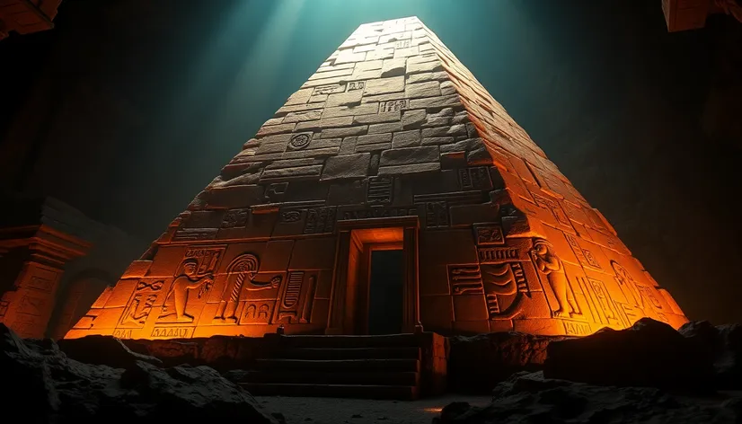 ancient egyptian tomb pyramid