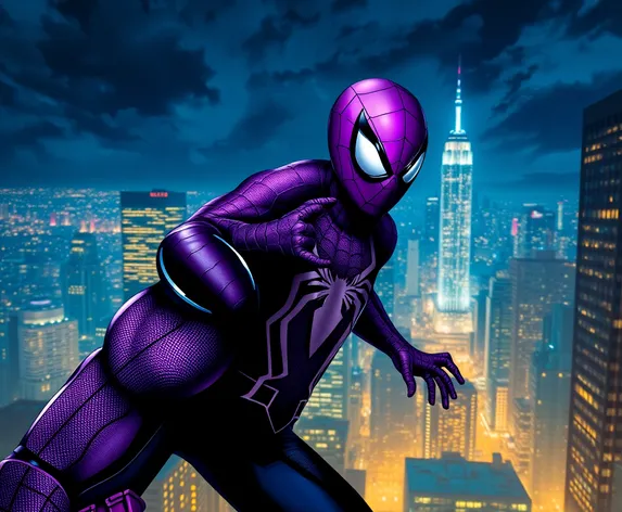 purple spiderman