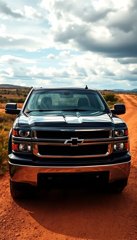 black chevy truck