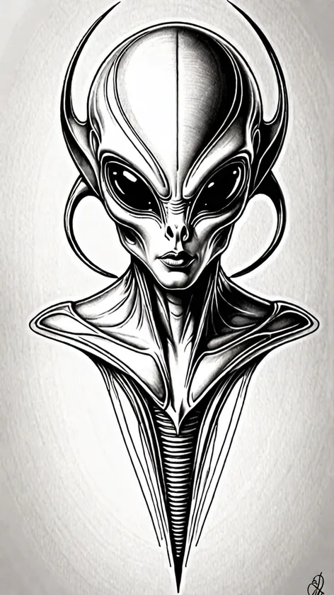 alien tattoo