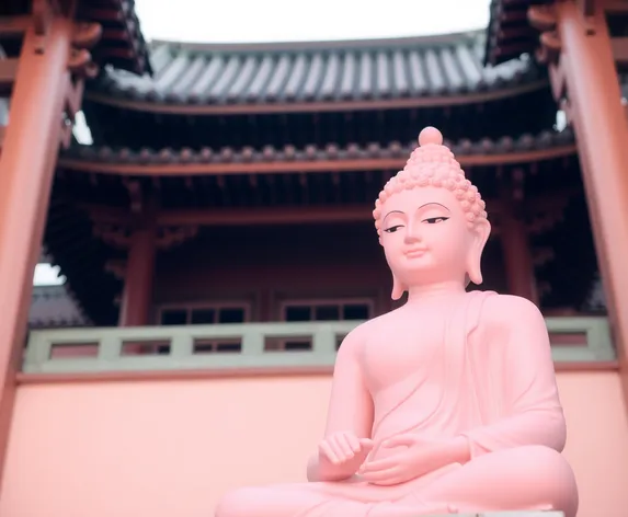 pink buddha