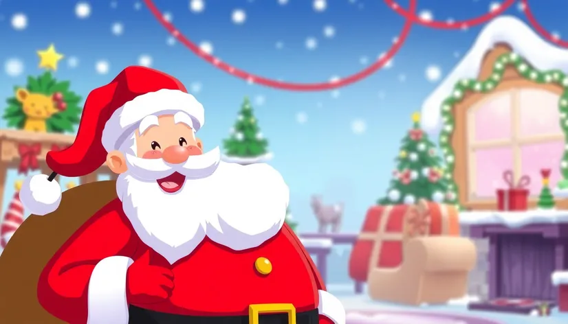 cartoon father christmas images