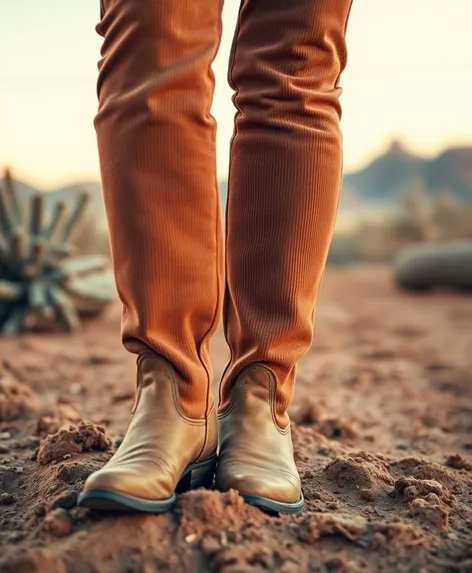 corduroy pants with cowboy