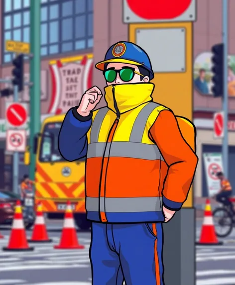 clipart traffic guard