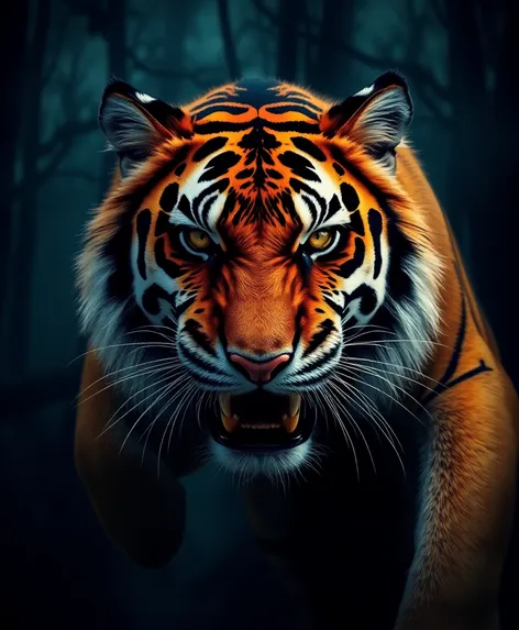 angry tiger