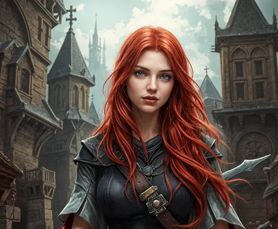 female aasimar red hair