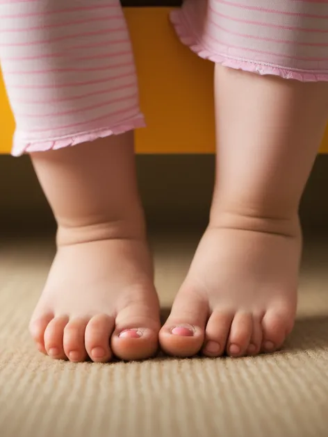 little girl feet