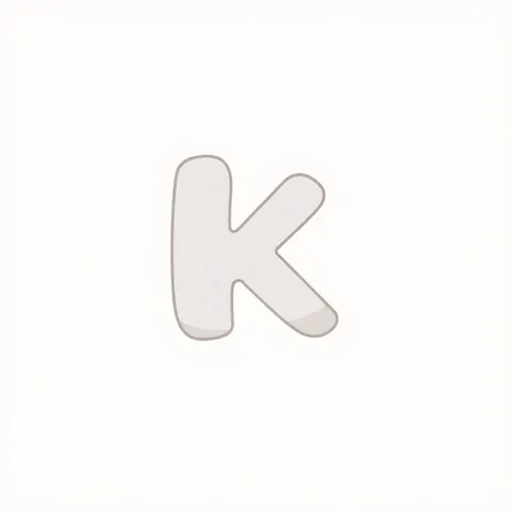 lowercase k