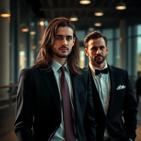 professional long hair men