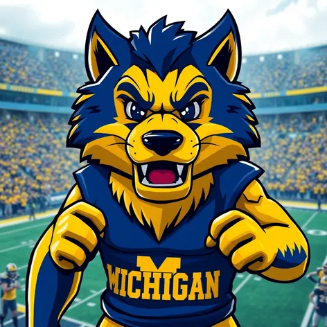 michigan wolverine mascot