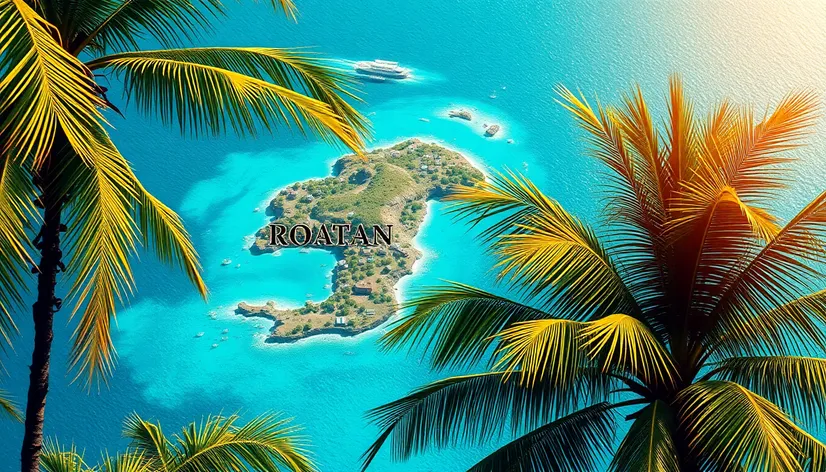 roatan island map