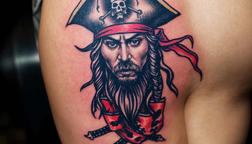 captain sparrow tattoo