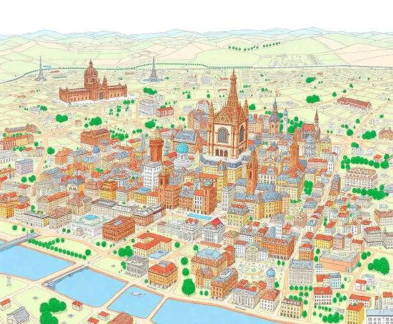 lyon france city map