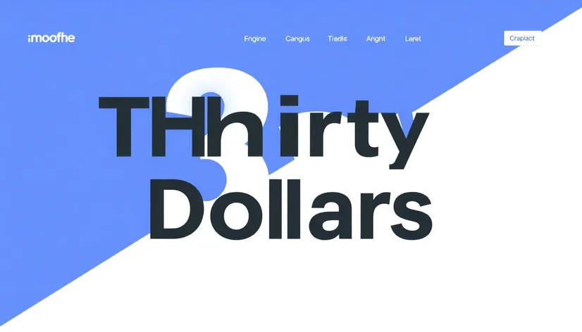 thirty dollar website