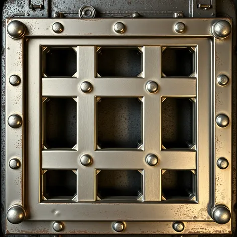 metal frame with squre