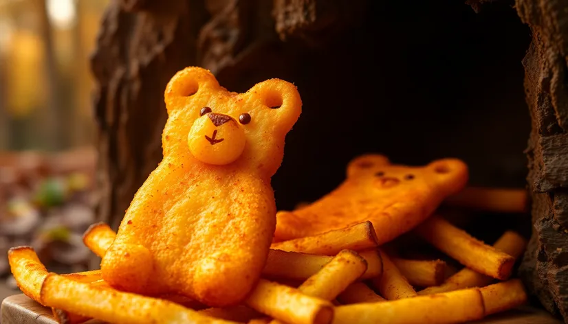 bear shaped french fries