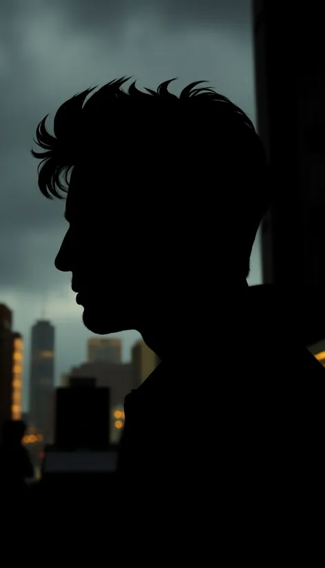 human side profile silhouette