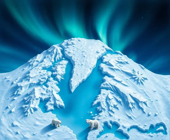 map of north pole