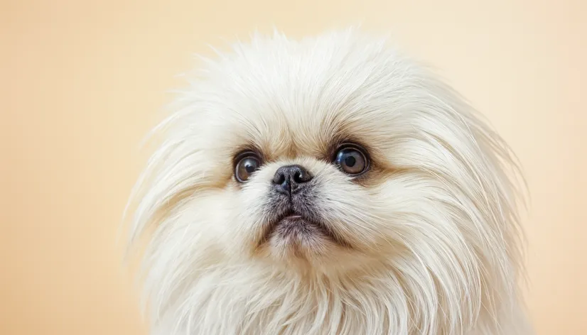 white pekingese