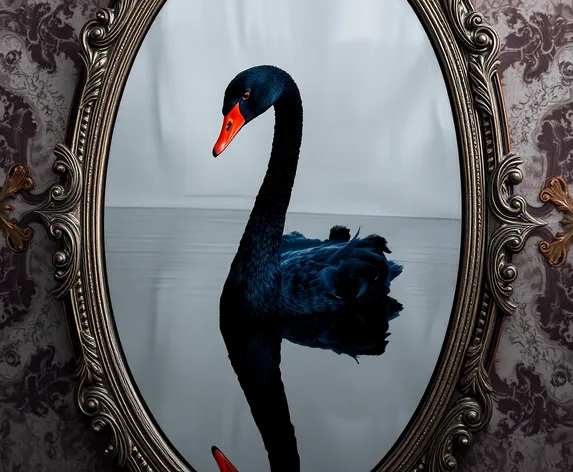 black swan mirror