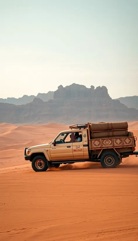 bedouin pickup truck in