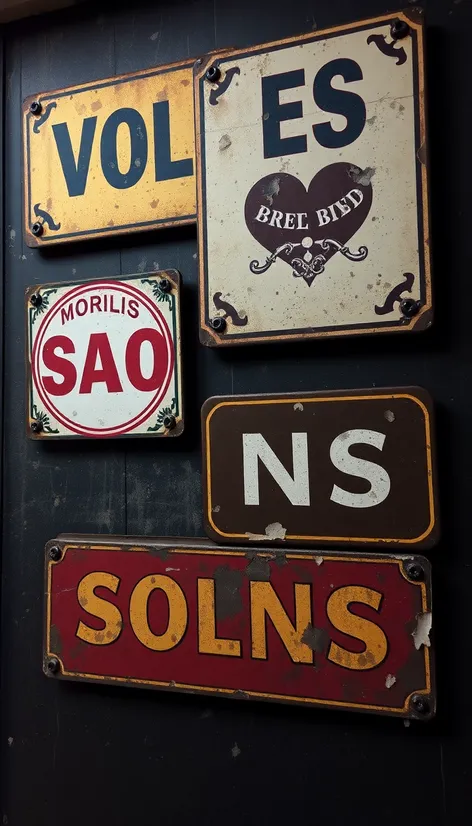 tin signs