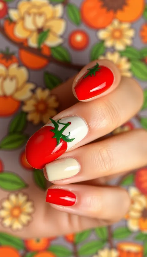 tomato nails