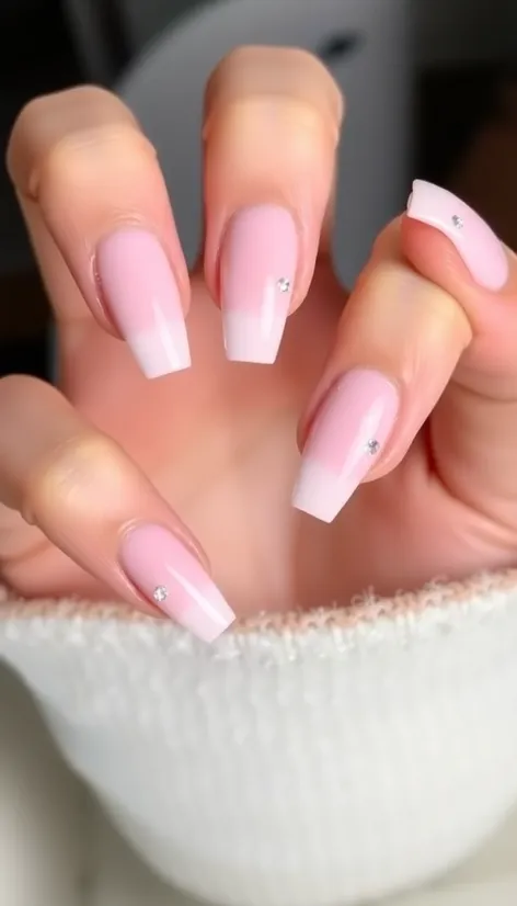 french tip acrylic nails