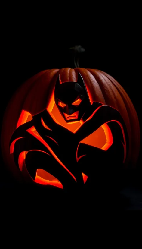 batman pumpkin carving