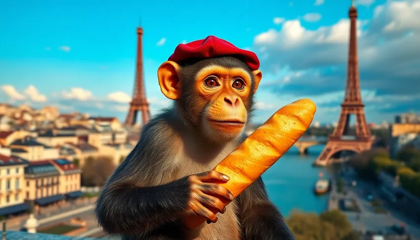 monkey in paris