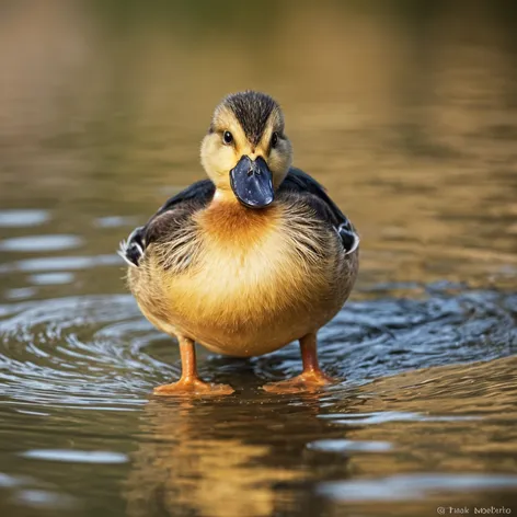 cute duck angry