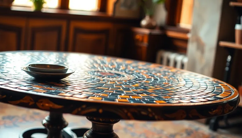 mosaic table