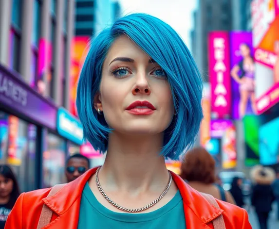 blue hair liberal