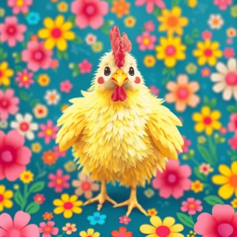 clipart spring chicken