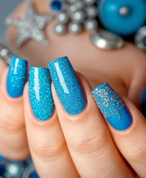 blue nail designs