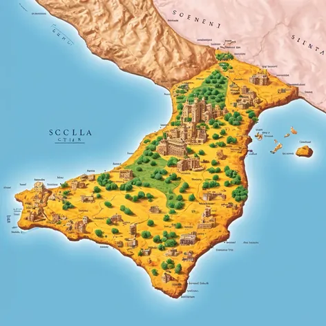 sicily map