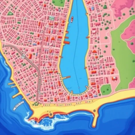 long beach city map