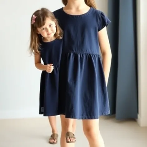 casual navy blue dress