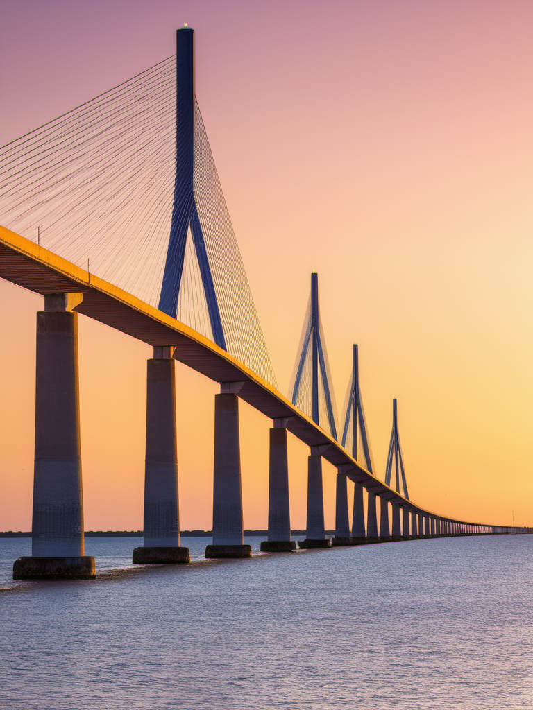 sunshine skyway bridge photos Image – Free AI Photorealistic Generator ...