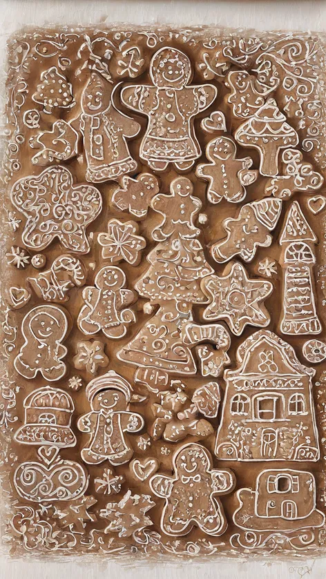 gingerbread drawing