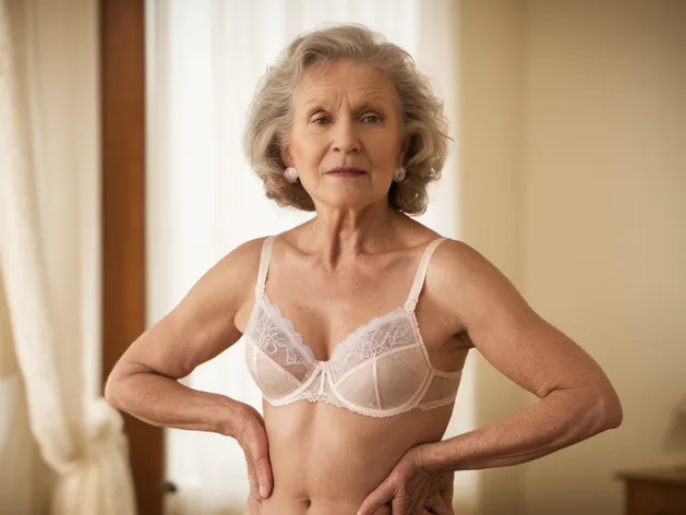 older women in lingerie