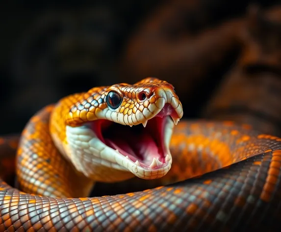 snake yawn