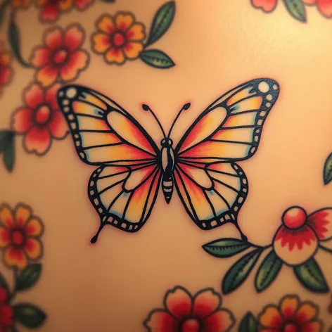 butterfly tattoo outline