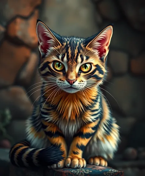 warrior cat sitting