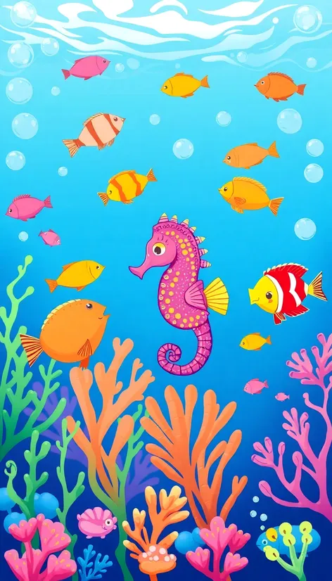 seahorse clip art