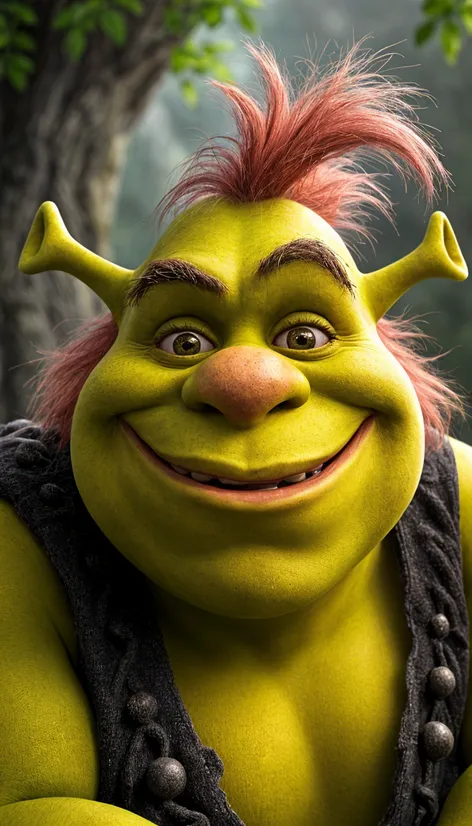 shrek smiling