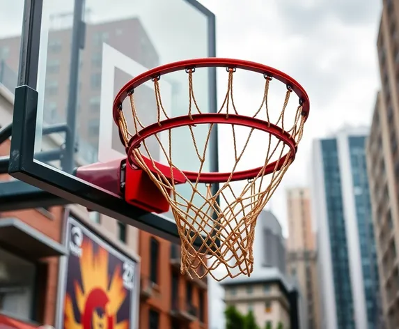 basketball hoop and net