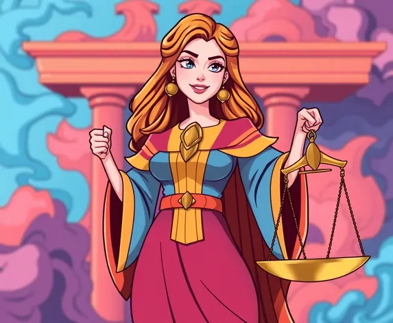 cartoon lady justice